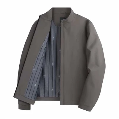 Mock Neck Ġakketta Każwali